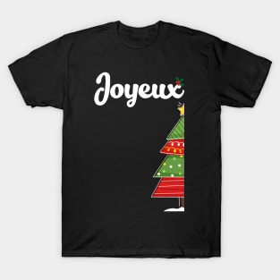 Joyeux Noël Matching French Christmas Sweaters T-Shirt